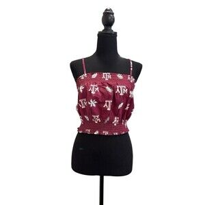 Wes and Willy Womens College Texas A&M Beach Halter Top Size XL